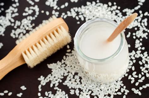 mascarilla para el pelo con agua de arroz